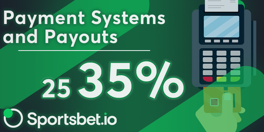 Sportsbet io पर भुगतान प्रणाली और भुगतान