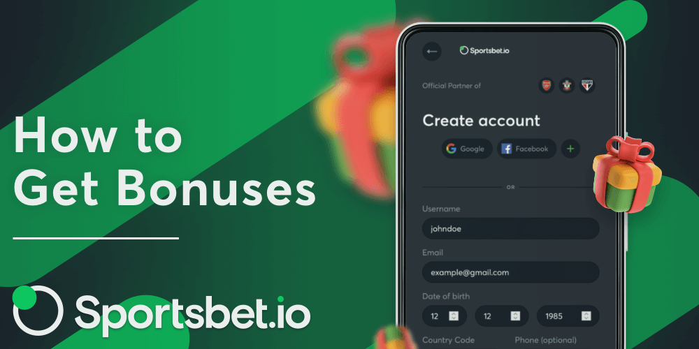 Get bonuses on the platform Sportsbetio you can after you create your account and meet certain conditions