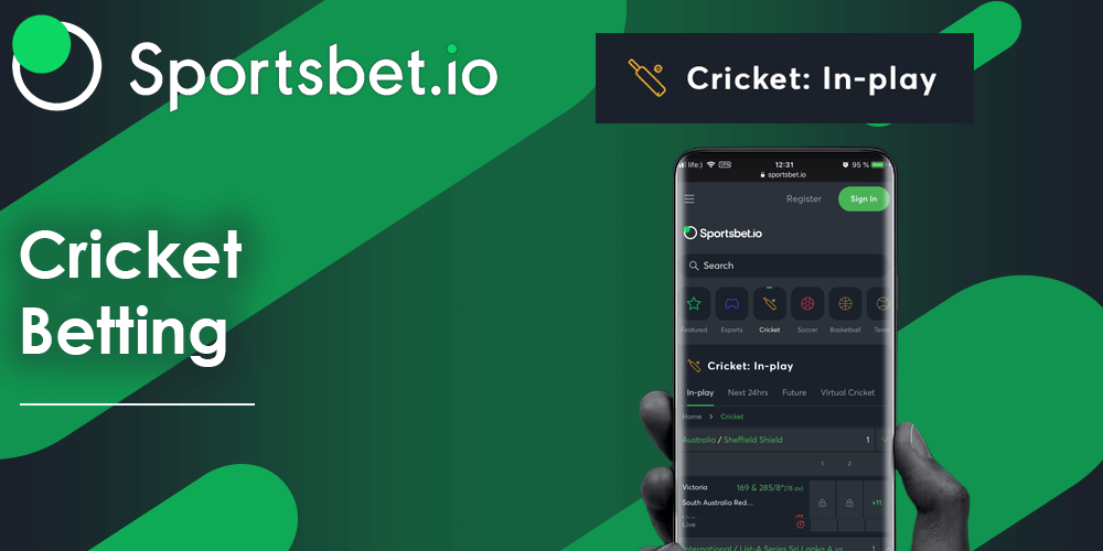 Sportsbet io ऐप के जरिए क्रिकेट बेटिंग के बारे में जानकारी