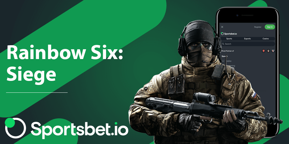 Overview about Rainbow Six: Siege - Selection of Sportsbet Esports Games